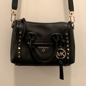 Michael Kors Black studded crossbody bag. Worn twice. Great condition.